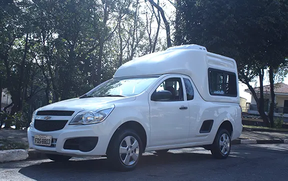 Capota de Fibra com Janelas Laterais – Chevrolet Montana