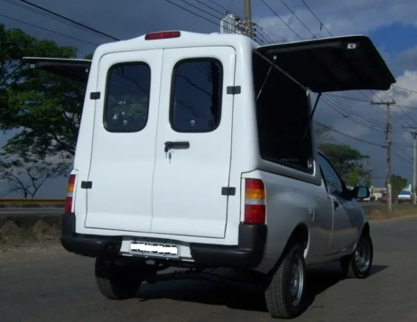 Capota de Fibra com Portas Laterais para Ford Courier